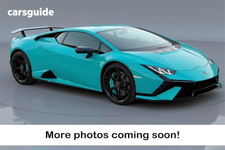 Blue 2024 Lamborghini Huracan Coupe Evo Rwd