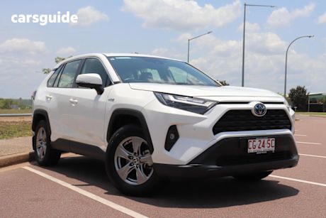 White 2024 Toyota RAV4 Wagon Gx (2Wd) Hybrid