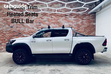 White 2018 Toyota Hilux Dual Cab Utility Sr5 (4X4)