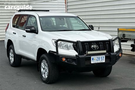 White 2018 Toyota Landcruiser Prado Wagon Gx (4X4)