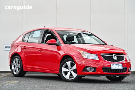 Red 2013 Holden Cruze Hatchback Equipe