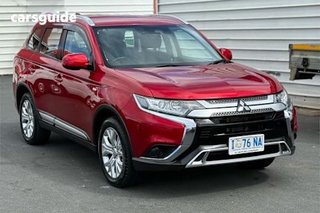 Red 2019 Mitsubishi Outlander Wagon Es 7 Seat (Awd)