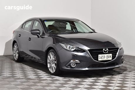 Grey 2013 Mazda 3 Sedan Sp25 Gt
