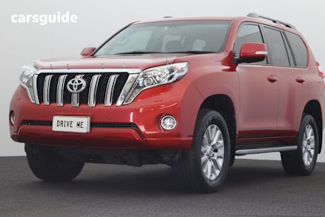 Red 2017 Toyota Landcruiser Prado Wagon Vx (4X4)