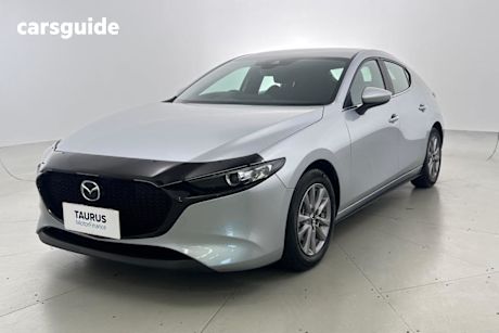Silver 2020 Mazda 3 Hatchback G20 Pure