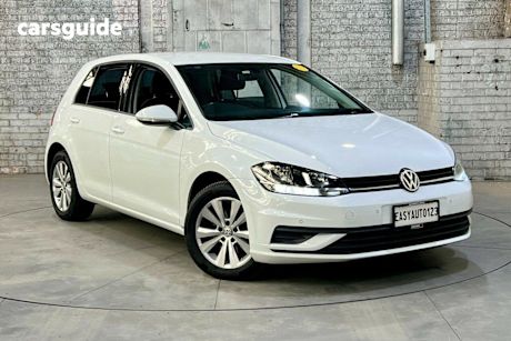 White 2019 Volkswagen Golf Hatchback 110 Tsi Trendline