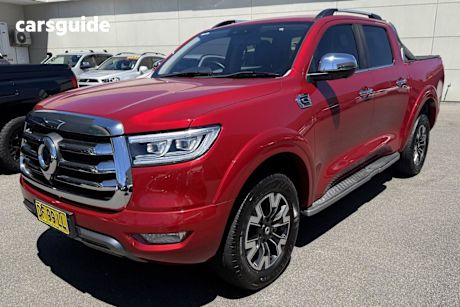 Red 2021 GWM UTE Dual Cab Utility Cannon-X (4X4)