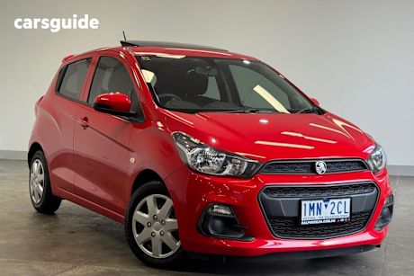 Red 2018 Holden Spark Hatchback Ls
