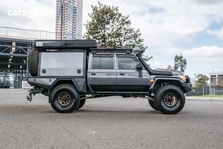 Grey 2022 Toyota Landcruiser Double Cab Chassis Gxl