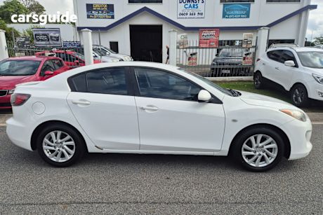 White 2012 Mazda 3 Sedan Neo