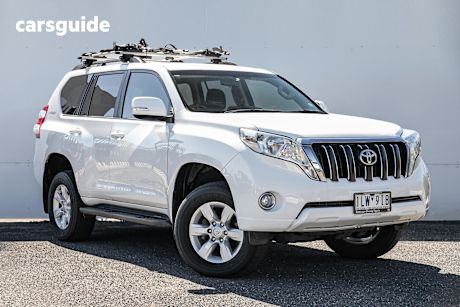 White 2017 Toyota Landcruiser Prado Wagon Gxl (4X4)