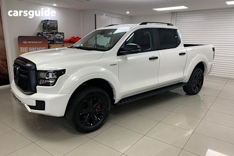 White 2025 GWM Cannon Alpha Dual Cab Utility Lux Phev (4X4)