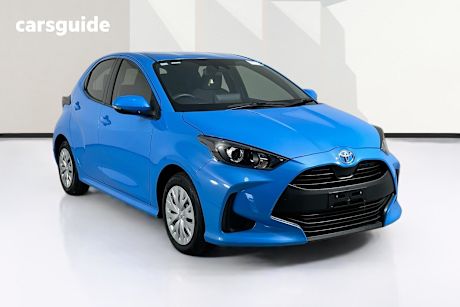 Blue 2023 Toyota Yaris Hatchback Ascent Sport