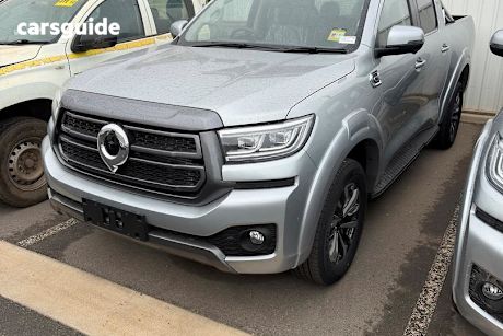 Silver 2025 GWM Cannon Dual Cab Utility Ultra (4X4)