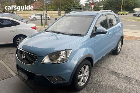 Blue 2011 Ssangyong Korando Wagon Sx