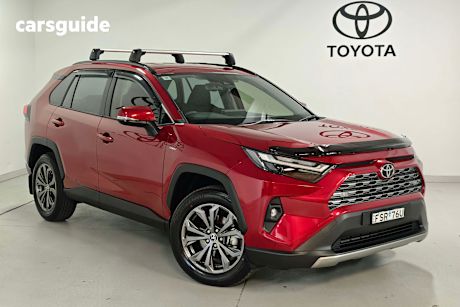Red 2025 Toyota RAV4 Wagon Gxl (2Wd) Hybrid