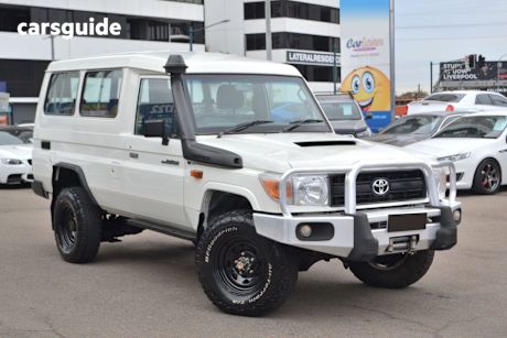 White 2015 Toyota Landcruiser Wagon Workmate (4X4)