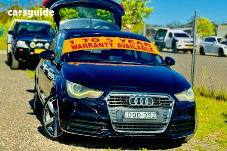 Black 2011 Audi A1 Hatchback 1.4 Tfsi Attraction