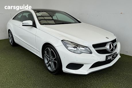 White 2015 Mercedes-Benz E200 Coupe