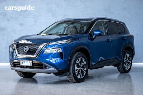 Blue 2022 Nissan X-Trail Wagon St-L (2Wd)