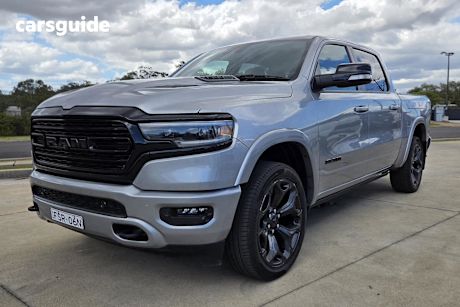 Silver 2020 Ram 1500 Crew Cab Utility Laramie (4X4) With Rambox