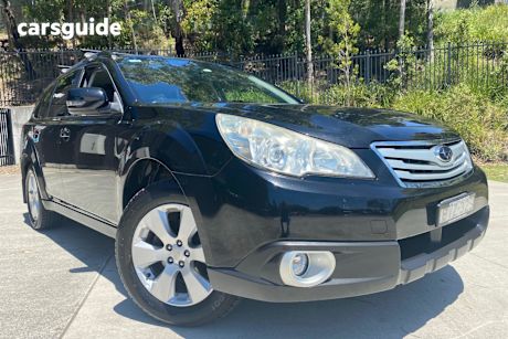 Black 2010 Subaru Outback Wagon 2.5I Premium