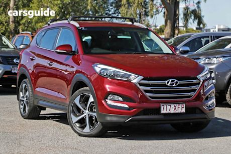 Red 2016 Hyundai Tucson Wagon Elite (Awd)