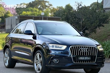 Black 2012 Audi Q3 Wagon 2.0 Tfsi Quattro (155Kw)