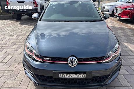 Blue 2017 Volkswagen Golf Hatchback Gti