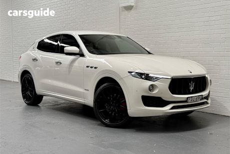 White 2018 Maserati Levante Wagon Gransport