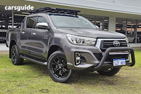 Grey 2019 Toyota Hilux Double Cab Pick Up Sr5 (4X4)