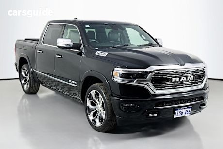 Black 2021 RAM 1500 Crew Cab Utility Limited Rambox (Hybrid)