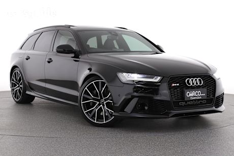 Black 2018 Audi RS6 Wagon Avant Performance