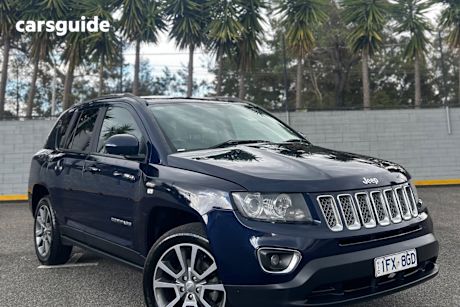 Blue 2015 Jeep Compass Wagon Limited (4X4)
