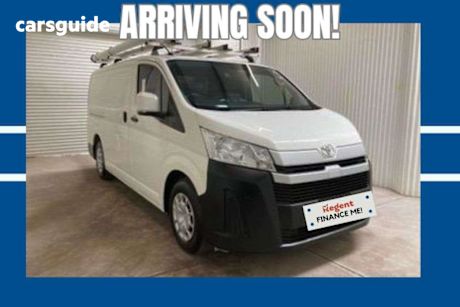 White 2019 Toyota HiAce Van Lwb