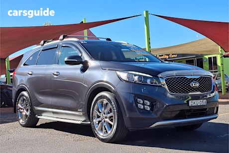 Grey 2016 Kia Sorento Wagon Gt-Line (4X4)