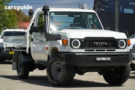 White 2024 Toyota Landcruiser Cab Chassis Lc79 Workmate