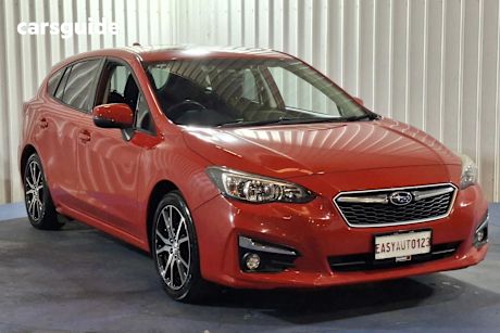 Red 2017 Subaru Impreza Hatchback 2.0I Premium (Awd)