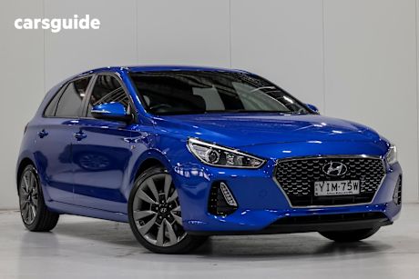 Blue 2018 Hyundai I30 Hatchback Sr