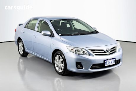 Blue 2013 Toyota Corolla Sedan Ascent Sport