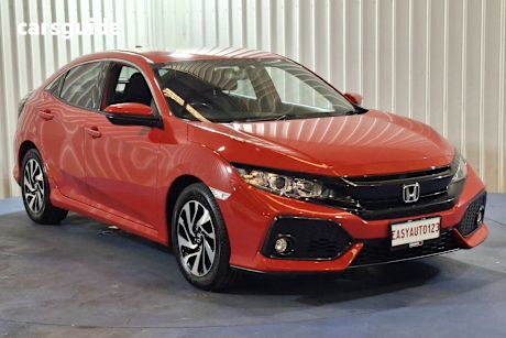Red 2018 Honda Civic Hatchback Vti-S