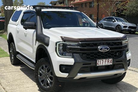 White 2022 Ford Ranger Double Cab Pick Up Wildtrak 3.0 (4X4)