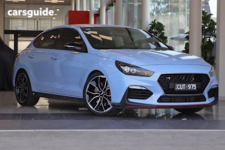 Blue 2018 Hyundai I30 Hatchback N Performance