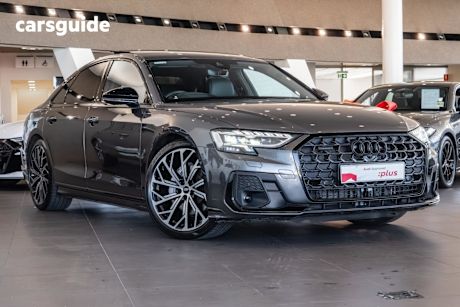 Grey 2022 Audi A8 Sedan 50 Tdi Quattro Mhev