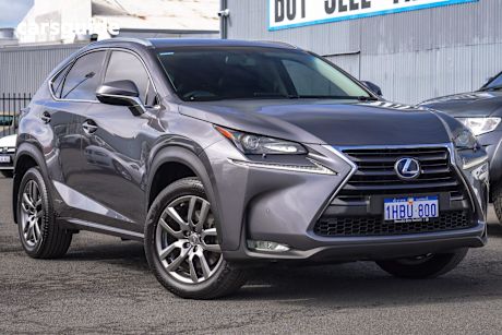 Grey 2015 Lexus NX300H Wagon Luxury Hybrid (Awd)