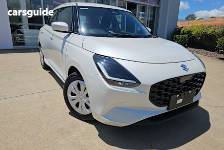 White 2025 Suzuki Swift Hatchback Hybrid