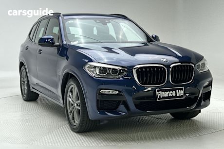 Blue 2019 BMW X3 Wagon Sdrive20I