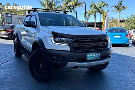 White 2019 Ford Ranger Double Cab Pick Up Raptor 2.0 (4X4)