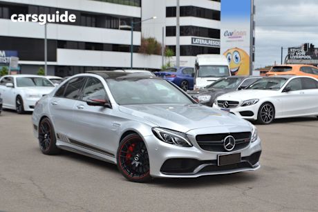 Silver 2015 Mercedes-Benz C63 Sedan Amg S