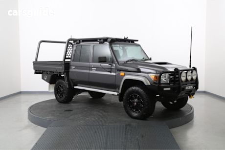 Grey 2021 Toyota Landcruiser Double Cab Chassis Gxl